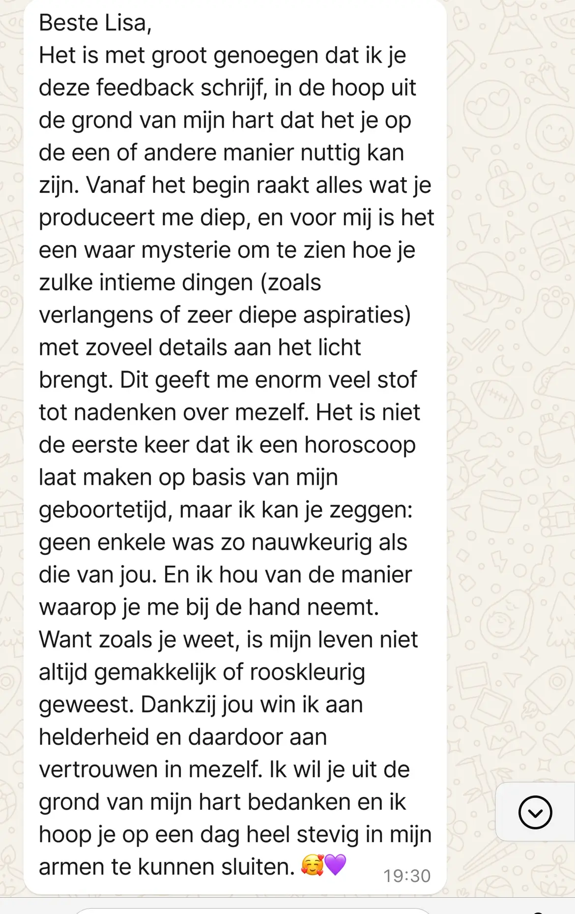 Dit zeggen mijn klanten over mijn werk: 9